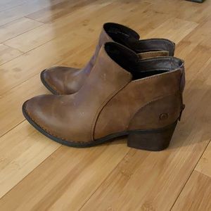 Born Pourri Ankle Boots, Brown